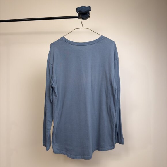 Jack & Jones Light Blue Long Sleeve T-Shirt (Medium) - Picture 2 of 4